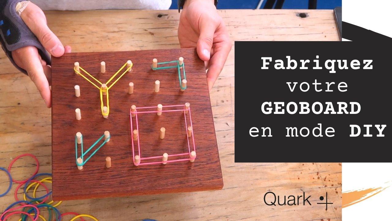 Fabriquer un Géoboard en bois pour enfants en mode DIY - Aire