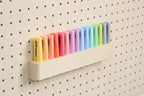 Markeerstiftenhouder voor pegboard met 15 STABILO BOSS Pastel-markeerstiften - Accessoires - Aire
