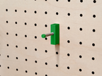 Crochet mural multi-usages pour pegboard – patère panneau perforé