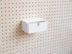 Caja de almacenaje de colores para pegboard – bandeja mural