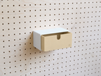 Caja de almacenaje de colores para pegboard – bandeja mural