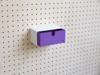 Caja de almacenaje de colores para pegboard – bandeja mural