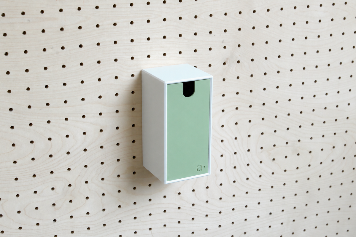 Caja de almacenaje de colores para pegboard – bandeja mural