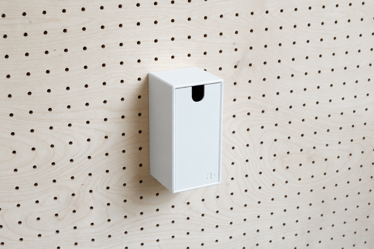 Caja de almacenaje de colores para pegboard – bandeja mural