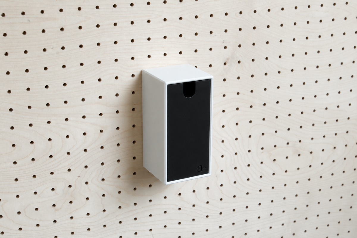 Caja de almacenaje de colores para pegboard – bandeja mural