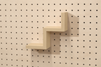 Estante escalera para pegboard – portaobjetos minimalista impreso en 3D