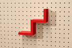 Estante escalera para pegboard – portaobjetos minimalista impreso en 3D