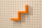Estante escalera para pegboard – portaobjetos minimalista impreso en 3D