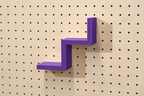Estante escalera para pegboard – portaobjetos minimalista impreso en 3D