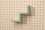 Estante escalera para pegboard – portaobjetos minimalista impreso en 3D