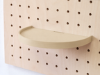Kinderplankje wolk, hart, zon voor pegboard – decoratieve wandplank