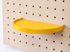 Kinderplankje wolk, hart, zon voor pegboard – decoratieve wandplank