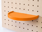 Kinderplankje wolk, hart, zon voor pegboard – decoratieve wandplank