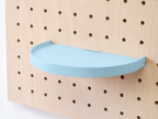 Kinderplankje wolk, hart, zon voor pegboard – decoratieve wandplank