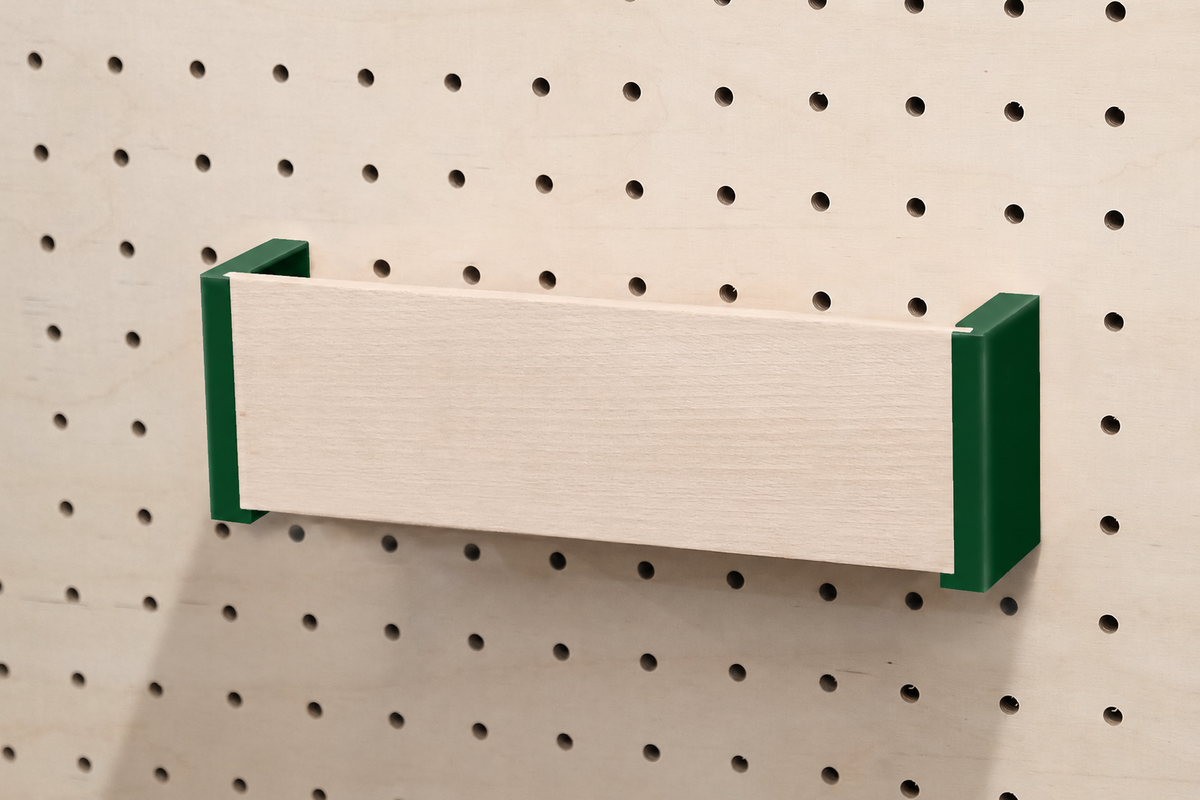 Porte-courrier mural pour pegboard – range-lettres panneau perforé