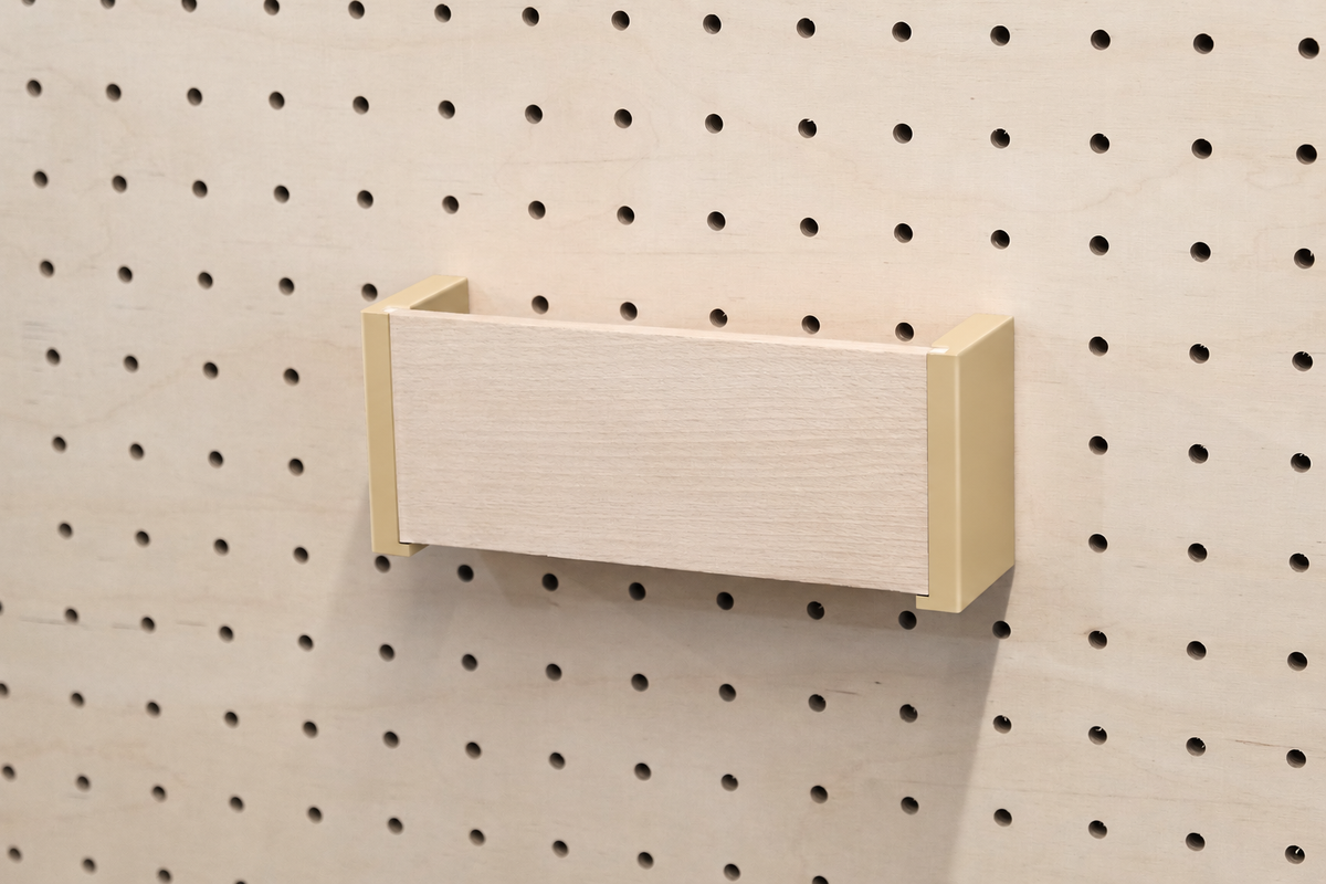 Porte-courrier mural pour pegboard – range-lettres panneau perforé