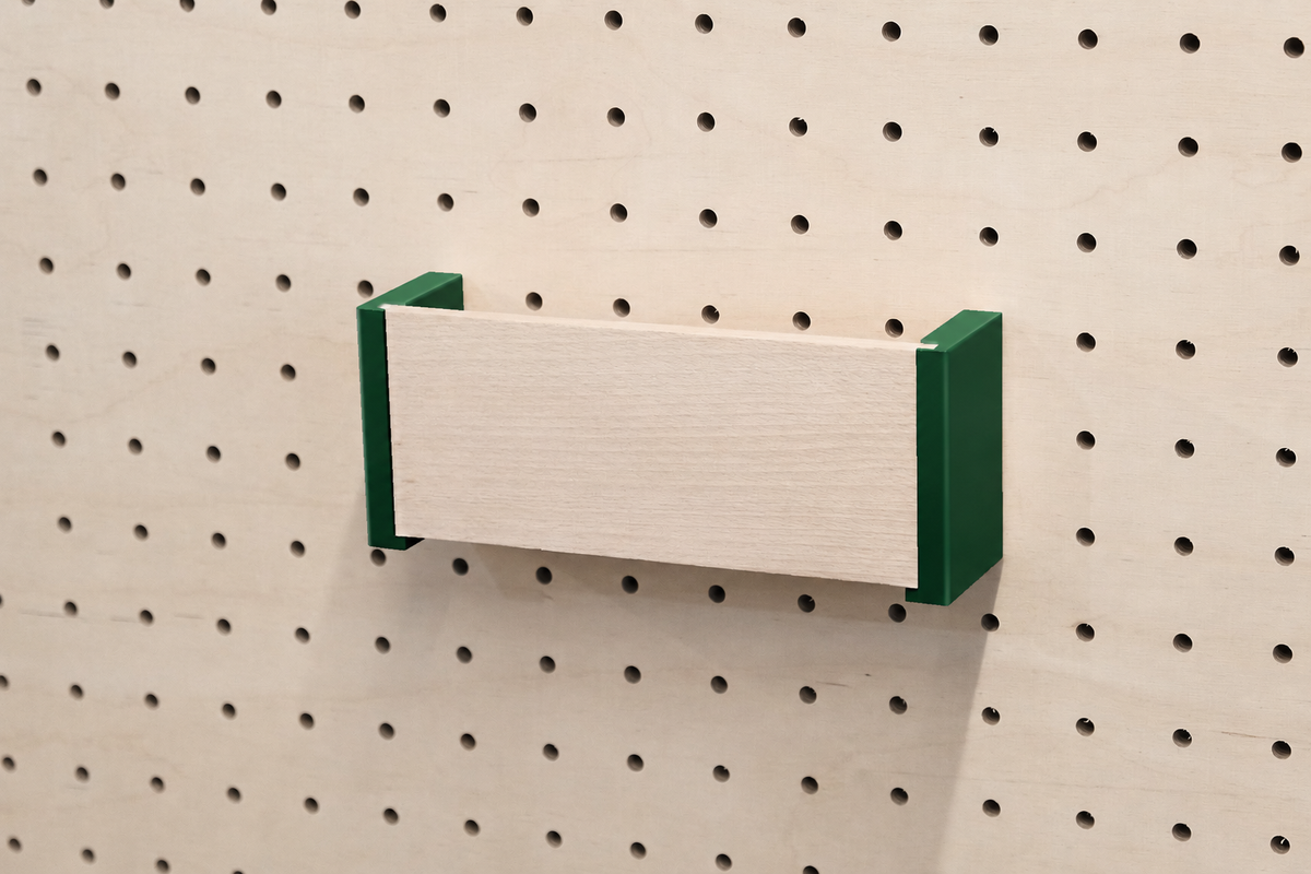 Porte-courrier mural pour pegboard – range-lettres panneau perforé