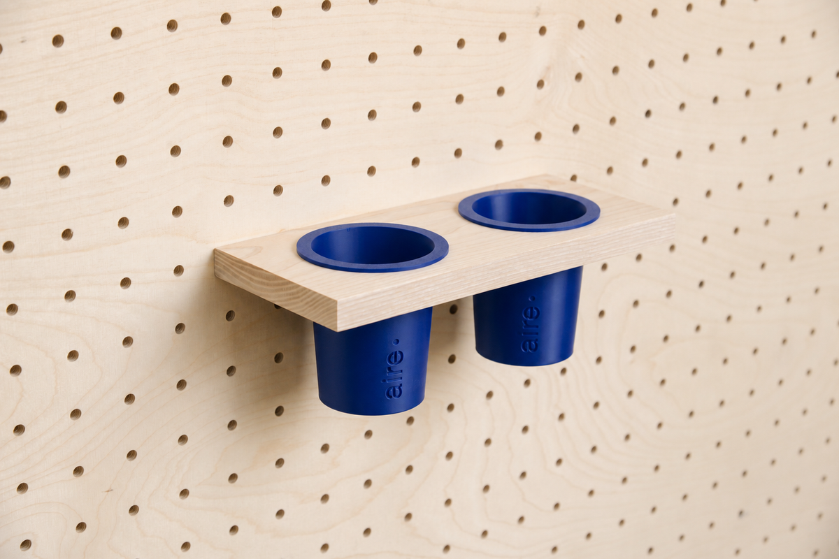 Pot à crayons suspendu pour pegboard – organiseur mural panneau perforé
