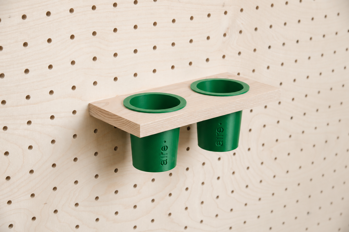 Pot à crayons suspendu pour pegboard – organiseur mural panneau perforé