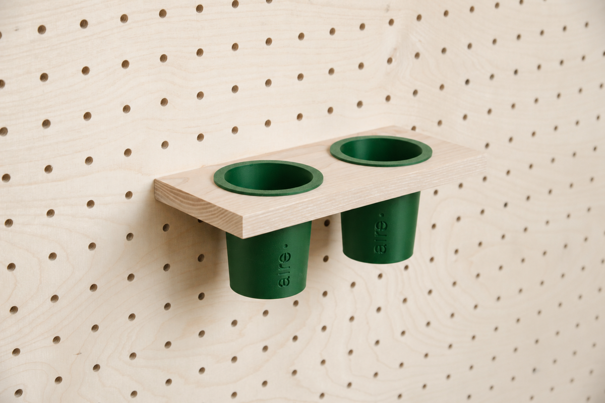 Pot à crayons suspendu pour pegboard – organiseur mural panneau perforé