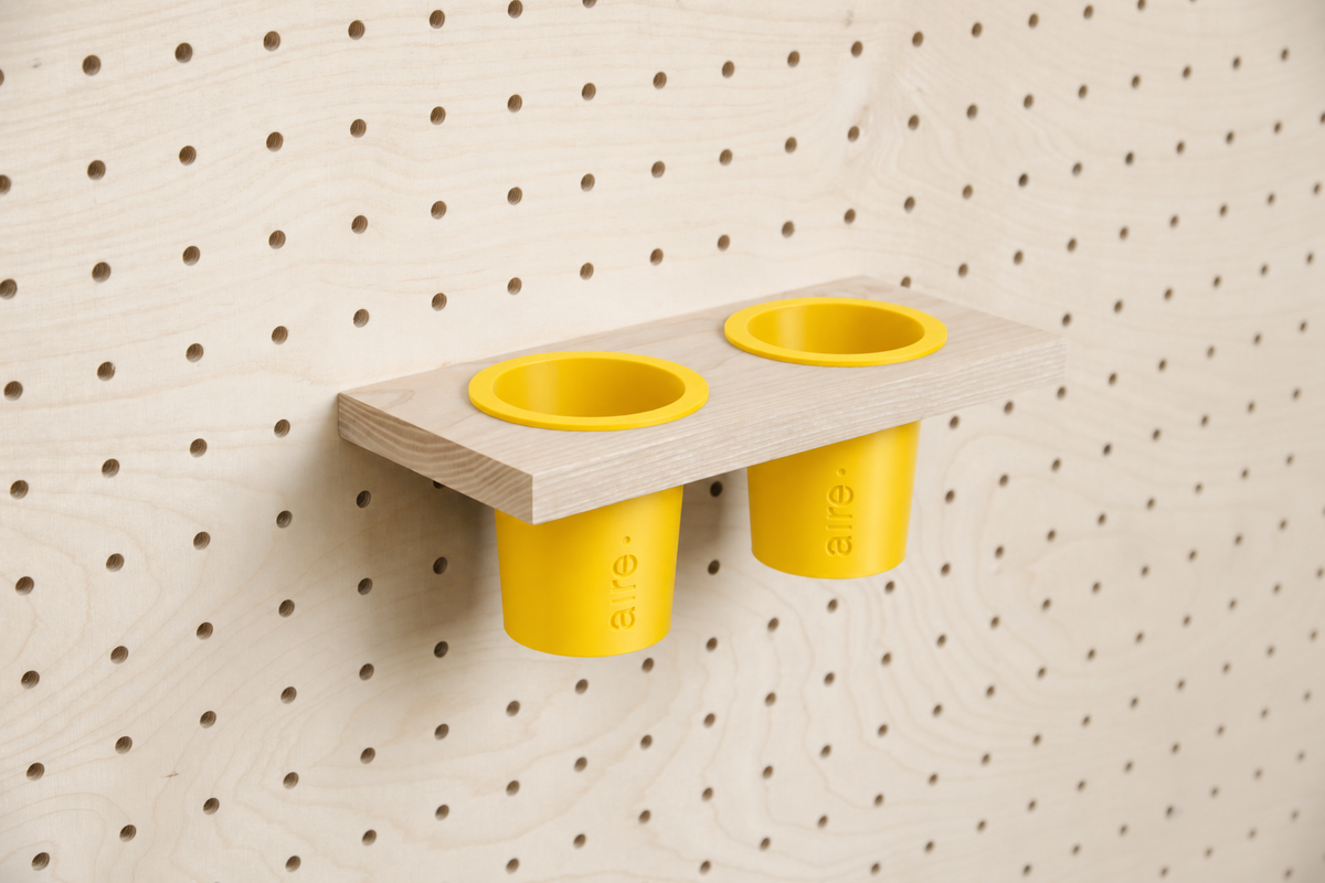 Pot à crayons suspendu pour pegboard – organiseur mural panneau perforé