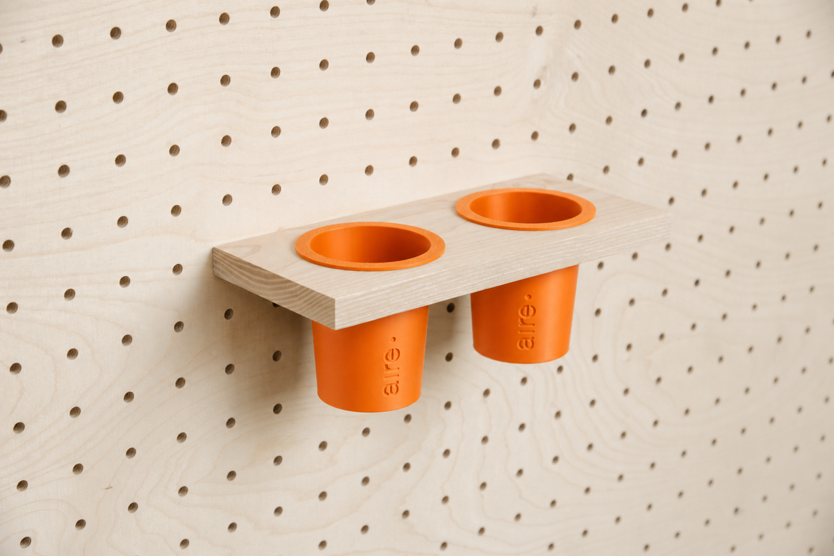 Pot à crayons suspendu pour pegboard – organiseur mural panneau perforé