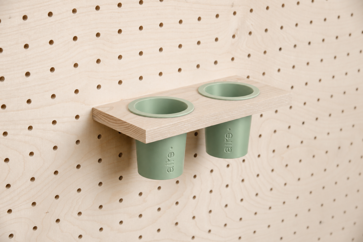 Pot à crayons suspendu pour pegboard – organiseur mural panneau perforé