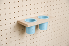 Pot à crayons suspendu pour pegboard – organiseur mural panneau perforé