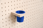 Pot à crayons suspendu pour pegboard – organiseur mural panneau perforé