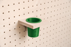 Pot à crayons suspendu pour pegboard – organiseur mural panneau perforé