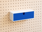 Caja de almacenaje de colores para pegboard – bandeja mural