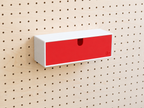 Caja de almacenaje de colores para pegboard – bandeja mural
