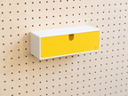 Caja de almacenaje de colores para pegboard – bandeja mural