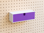 Caja de almacenaje de colores para pegboard – bandeja mural