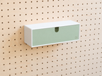 Caja de almacenaje de colores para pegboard – bandeja mural