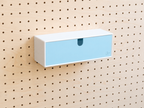Caja de almacenaje de colores para pegboard – bandeja mural