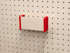Porte-courrier mural pour pegboard – range-lettres panneau perforé