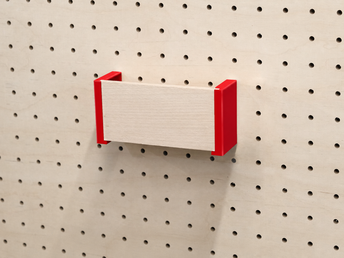Porte-courrier mural pour pegboard – range-lettres panneau perforé