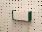 Porte-courrier mural pour pegboard – range-lettres panneau perforé