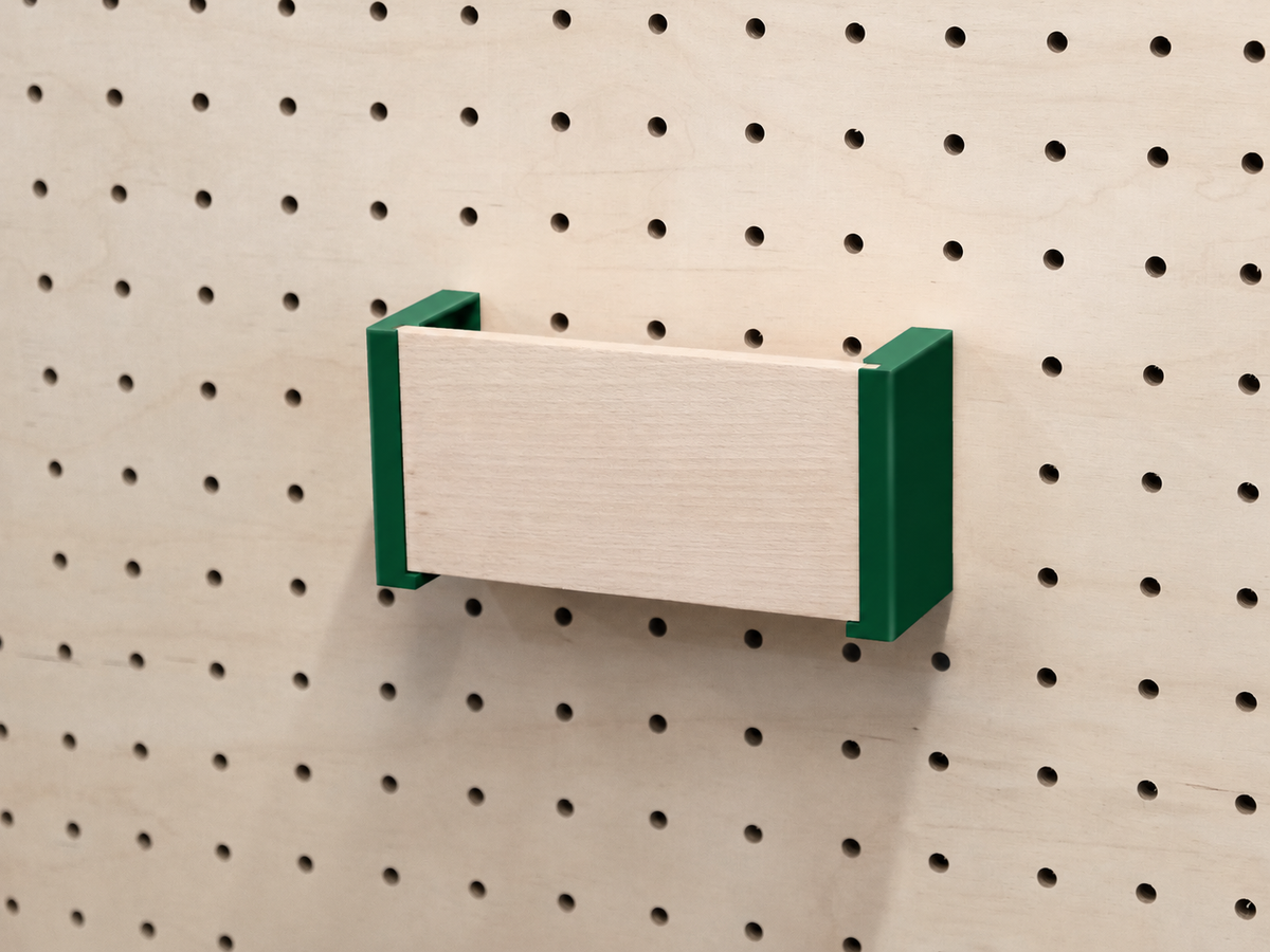 Porte-courrier mural pour pegboard – range-lettres panneau perforé