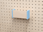 Porte-courrier mural pour pegboard – range-lettres panneau perforé