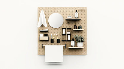 Pegboard Perforated Panel Kit + Office Accessories