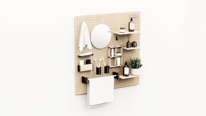 Pegboard Perforated Panel Kit + Office Accessories