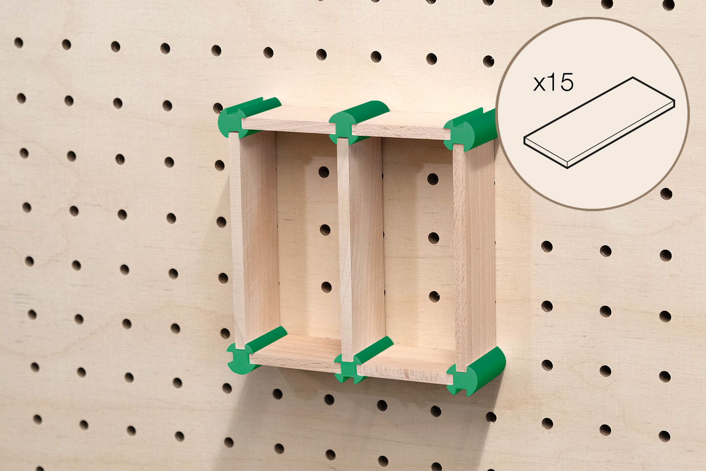 Kit de rangement maquillage pour Pegboard