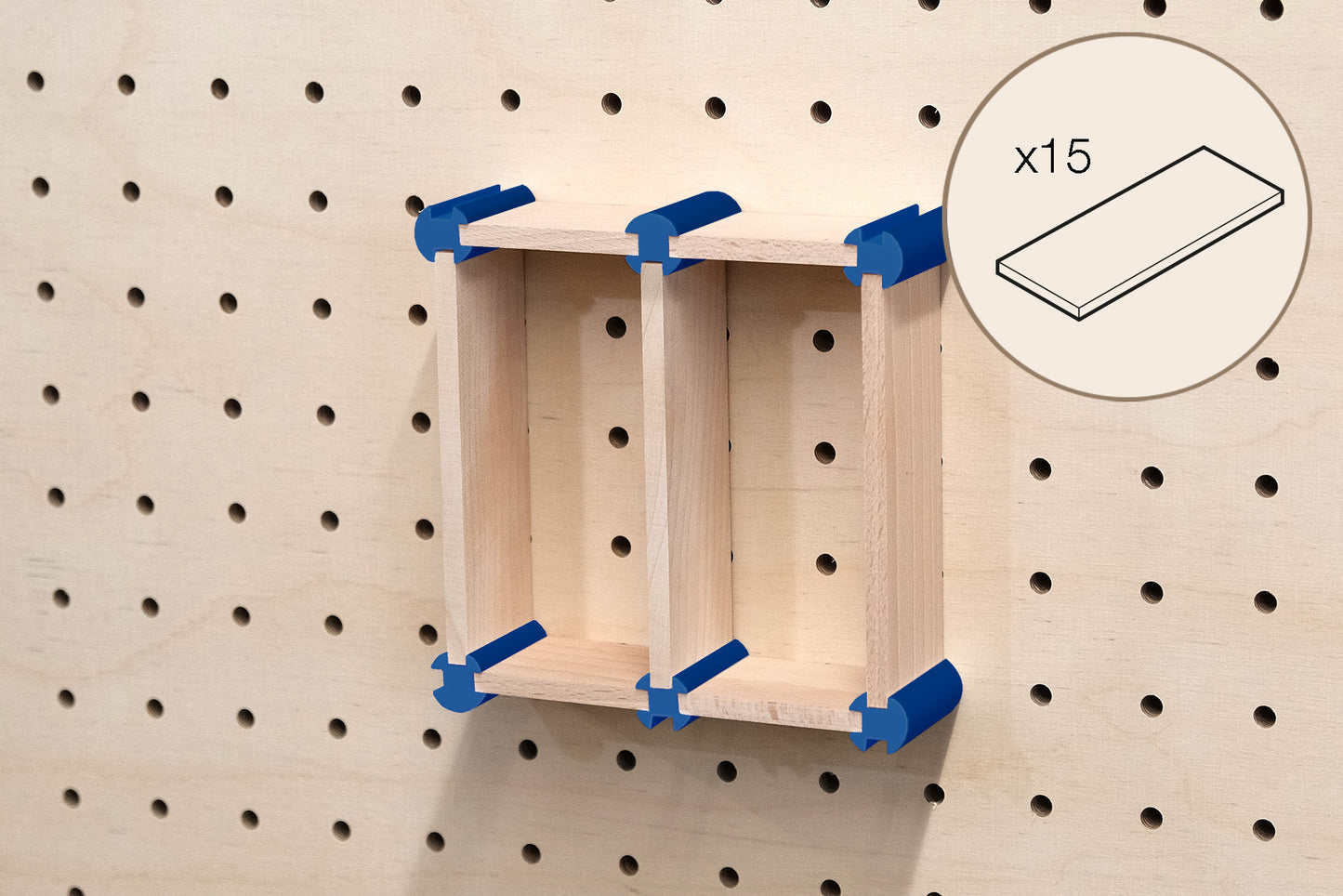 Kit de rangement maquillage pour Pegboard