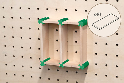 Kit de rangement maquillage pour Pegboard