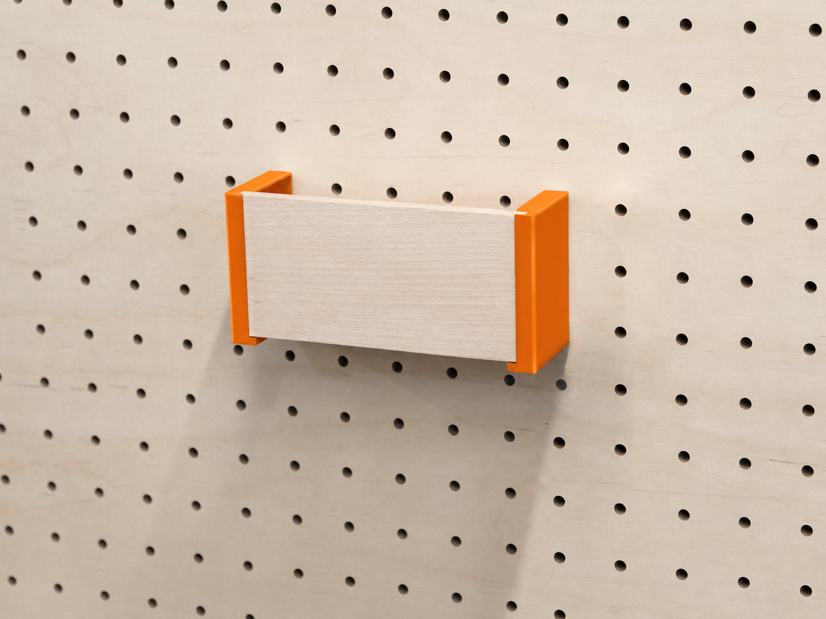 Porte-courrier mural pour pegboard – range-lettres panneau perforé