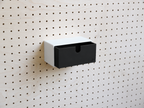 Caja de almacenaje de colores para pegboard – bandeja mural