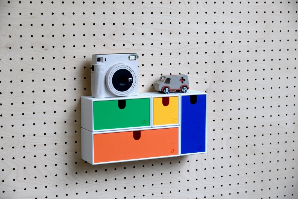 Casiers couleurs - casier multifonction coloré, accessoire pour pegboard - Accessoires - Aire -  - 6