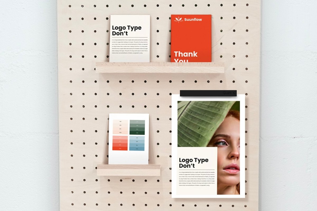 Cimaise en bois pour Pegboard et présentoir pour livre - Accessoires - Aire - A3-1 - 6